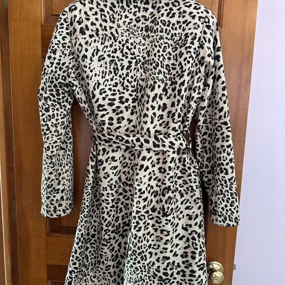 Boston Proper Animal Print Coat - Picture 4 of 5
